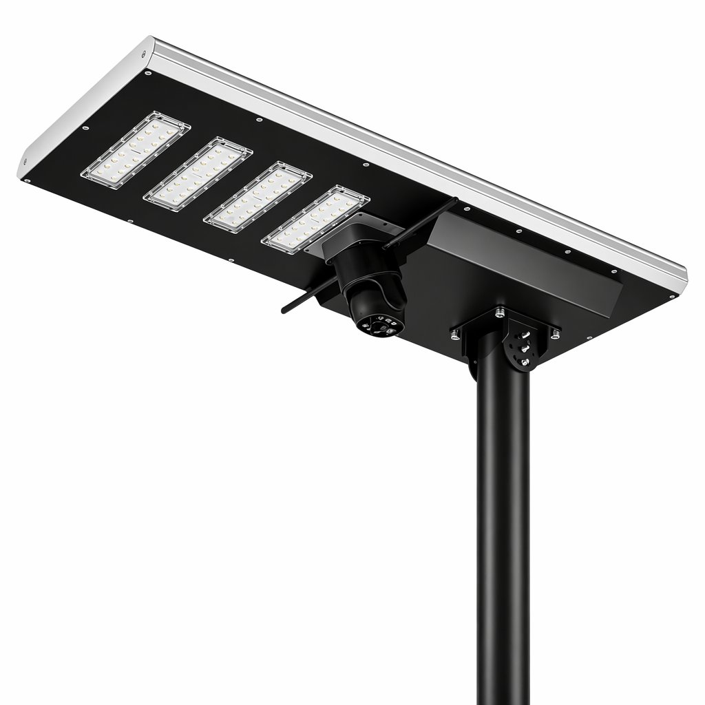 SD-SL48 / SL49 / SL50 / SL51 — Integrated Solar Street Light · Green Accent Series